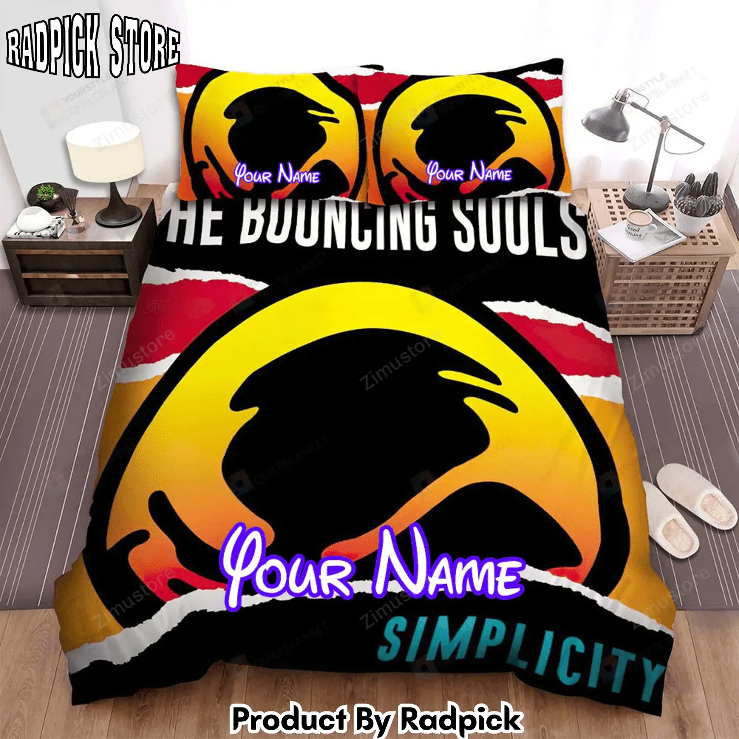 Radpick the bouncing souls band simplicity album cover bed sheets spread comforter duvet cover personalized name bedding sets rp3271328